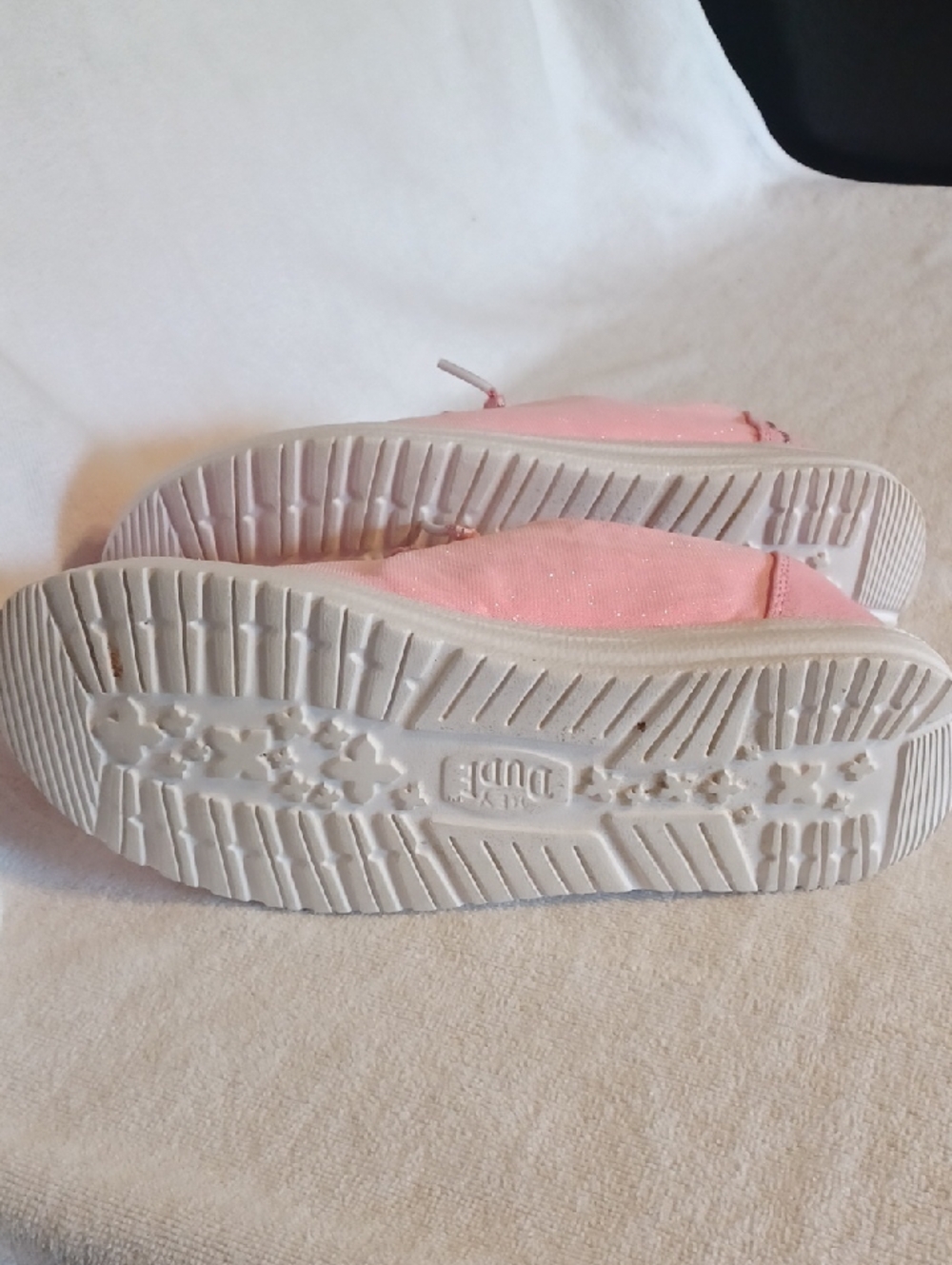 Hey Dude Pink Statdust Slip-On Sneakers Size 7 - Picture 5 of 5